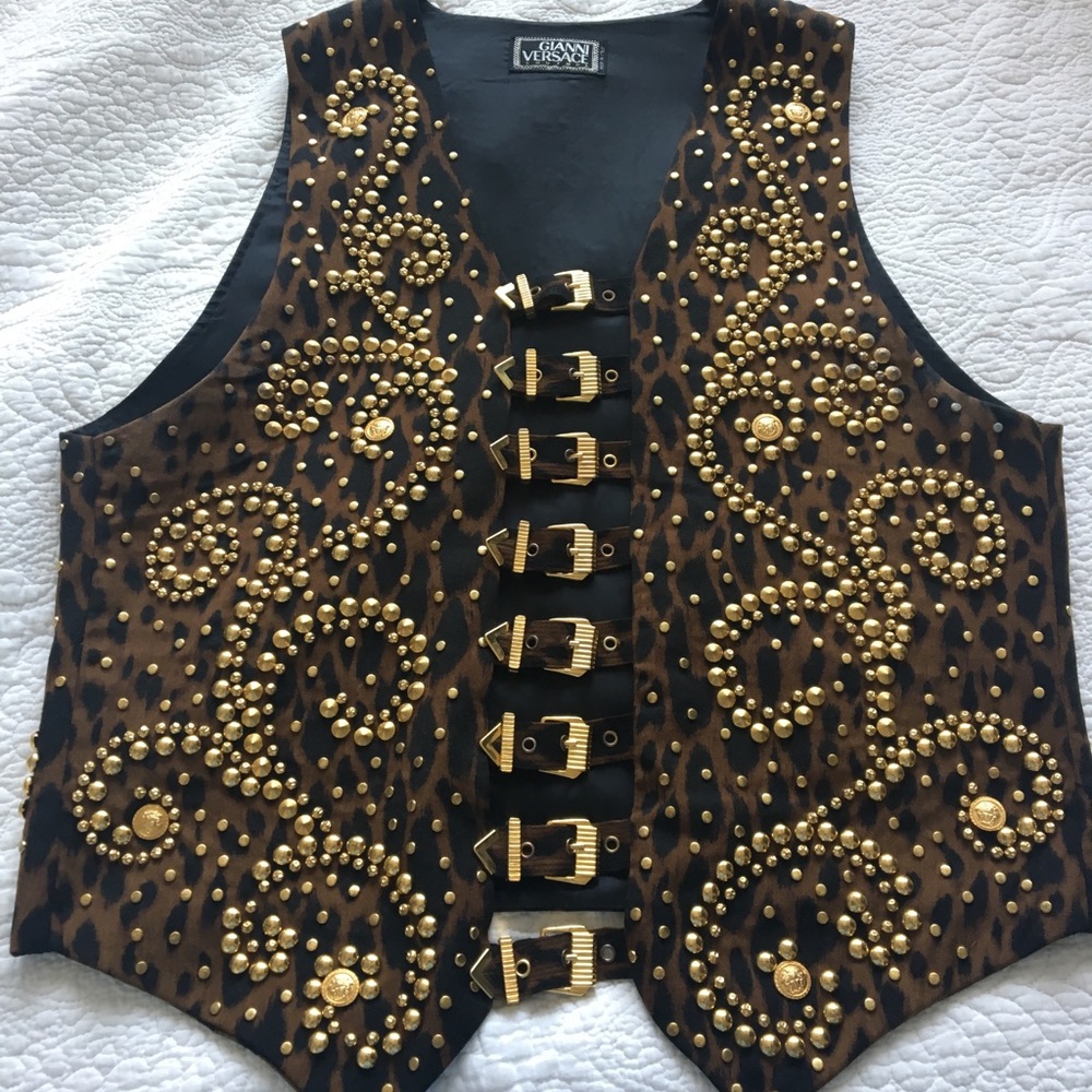 Gianni Versace vest made for Elton John